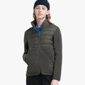 Herschel Hybrid Sherpa Full Zip Jacket Size L